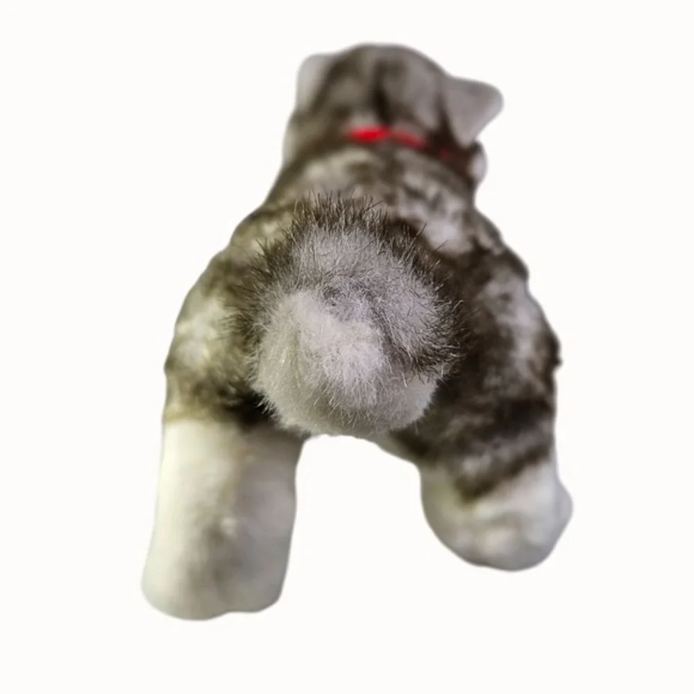 Build A Bear BABW 18 Inch Grey White Wolf Husky Dog Plush Stuffed‎ Animal Toy
